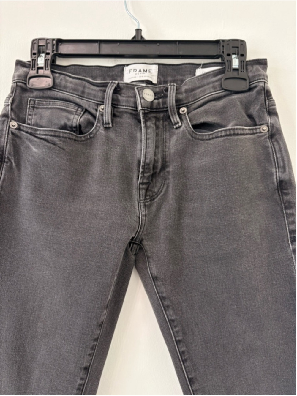 FRAME MEN'S L'Homme Skinny Jeans Fade To Grey Sz 28 (29 x 31.5) EUC - Picture 3 of 10